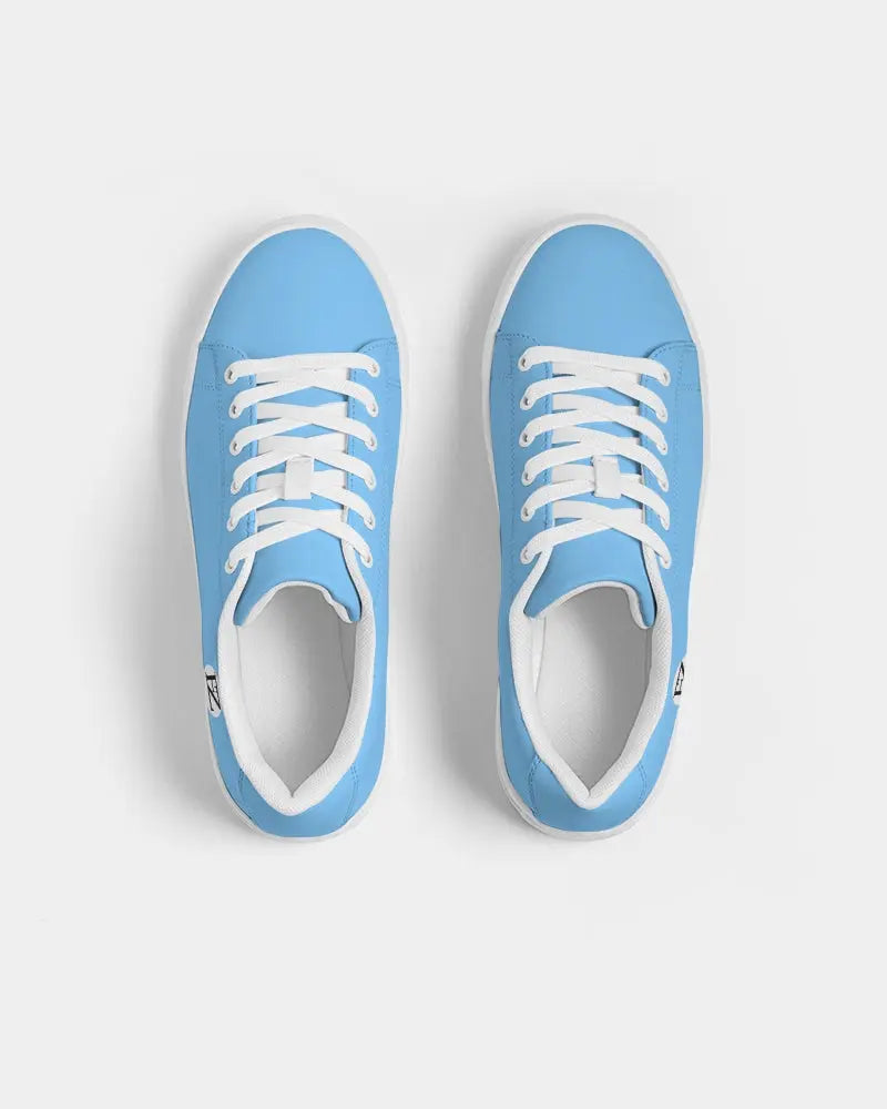 BLUE SKY ZONE Women's Faux-Leather Sneaker Kin Custom