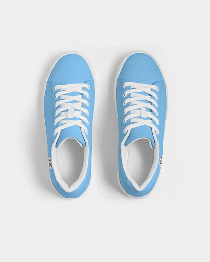 BLUE SKY ZONE Women's Faux-Leather Sneaker Kin Custom