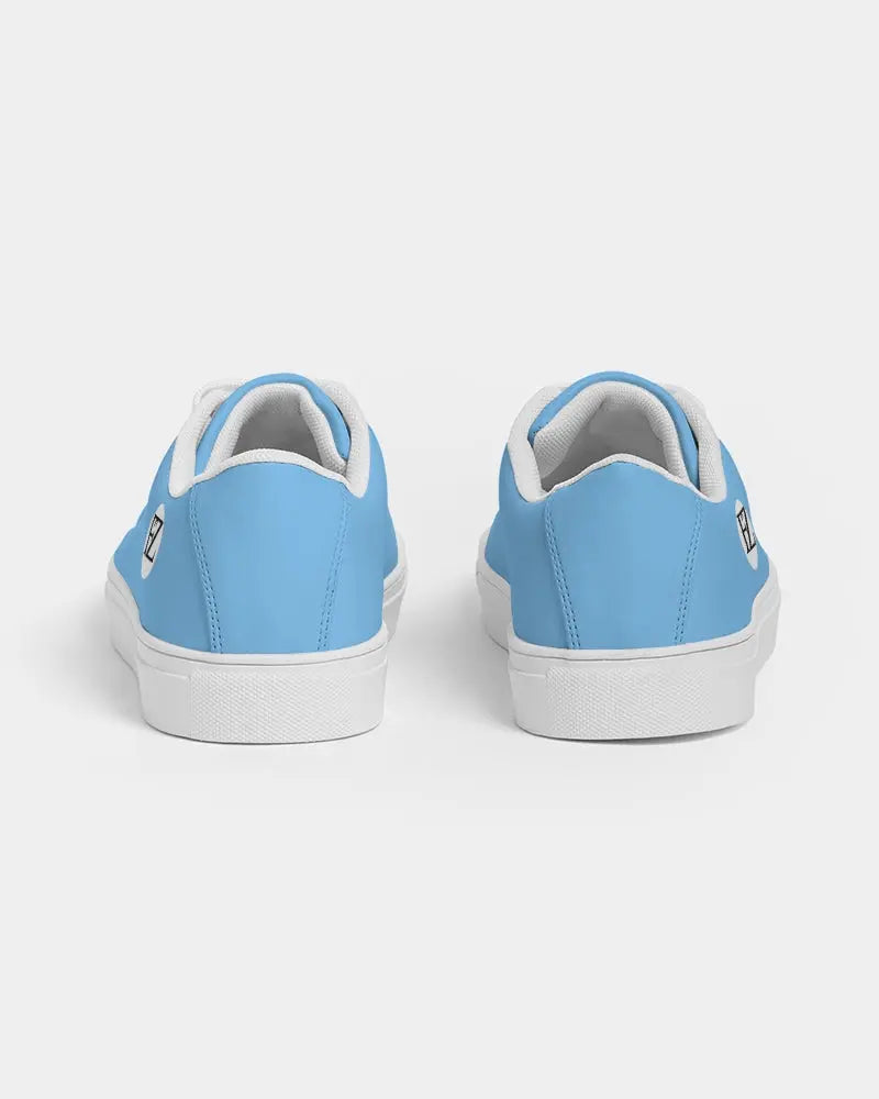 BLUE SKY ZONE Women's Faux-Leather Sneaker Kin Custom