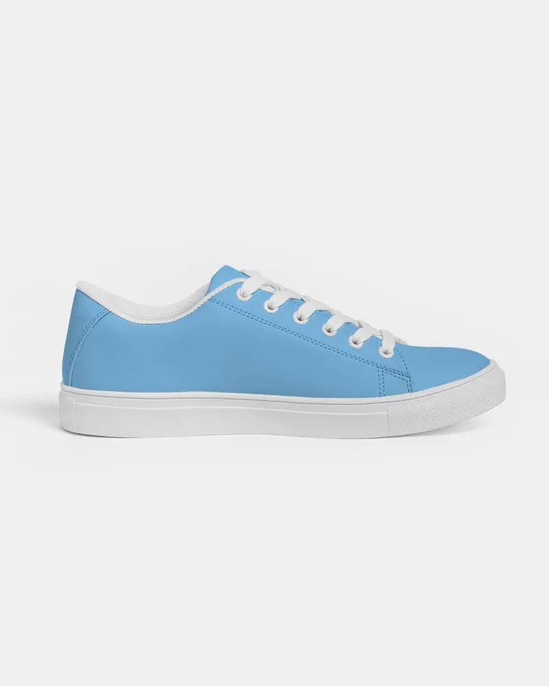 BLUE SKY ZONE Women's Faux-Leather Sneaker Kin Custom