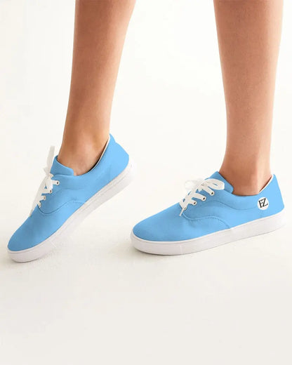 BLUE SKY ZONE Women's Lace Up Canvas Shoe Kin Custom