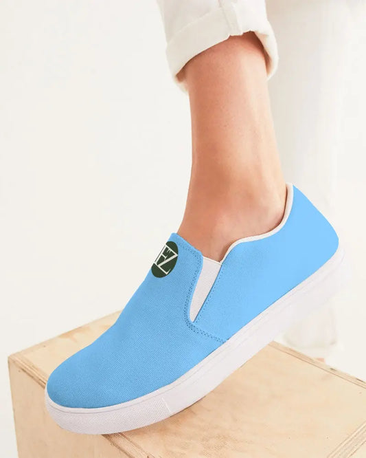 BLUE SKY ZONE Women's Slip-On Canvas Shoe Kin Custom