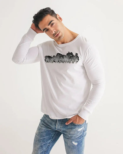 CLEAN STAMP Men's Long Sleeve Tee Kin Custom