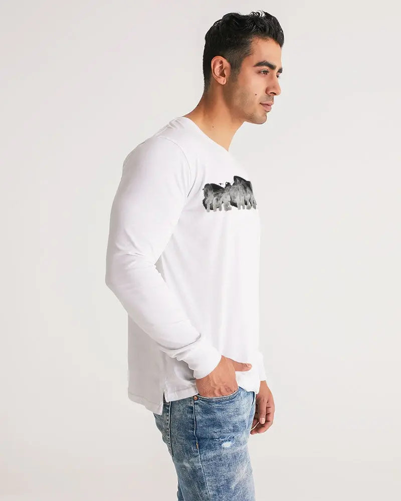 CLEAN STAMP Men's Long Sleeve Tee Kin Custom