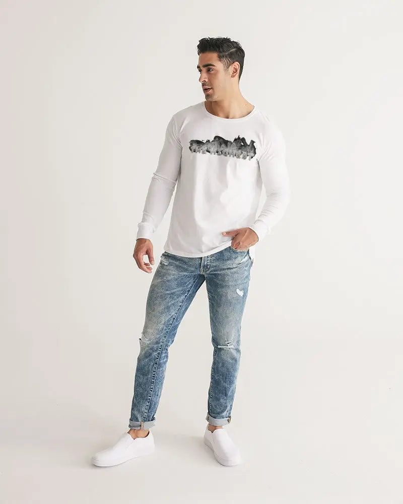 CLEAN STAMP Men's Long Sleeve Tee Kin Custom