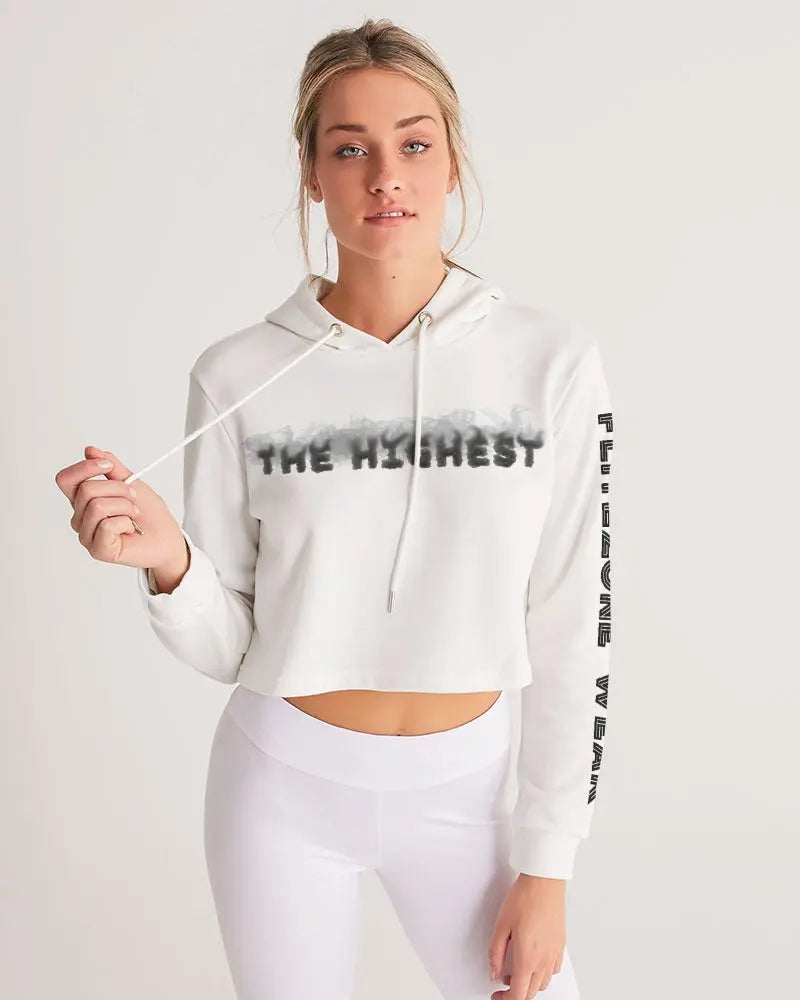 CLEAN ZONE Women's Cropped Hoodie Kin Custom