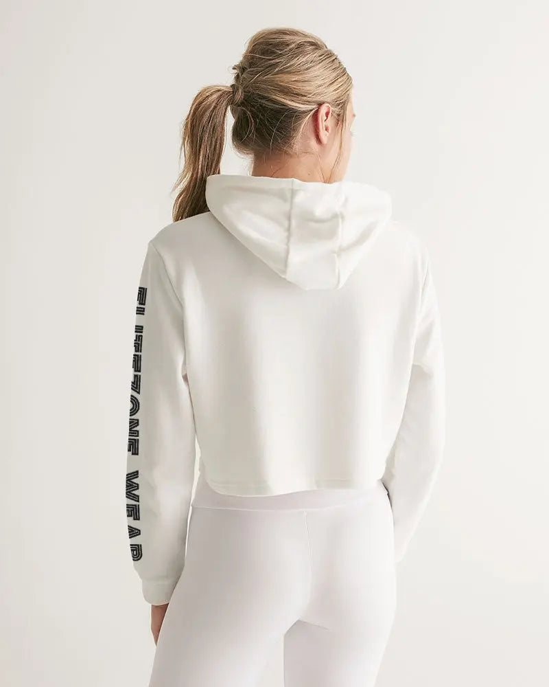 CLEAN ZONE Women's Cropped Hoodie Kin Custom