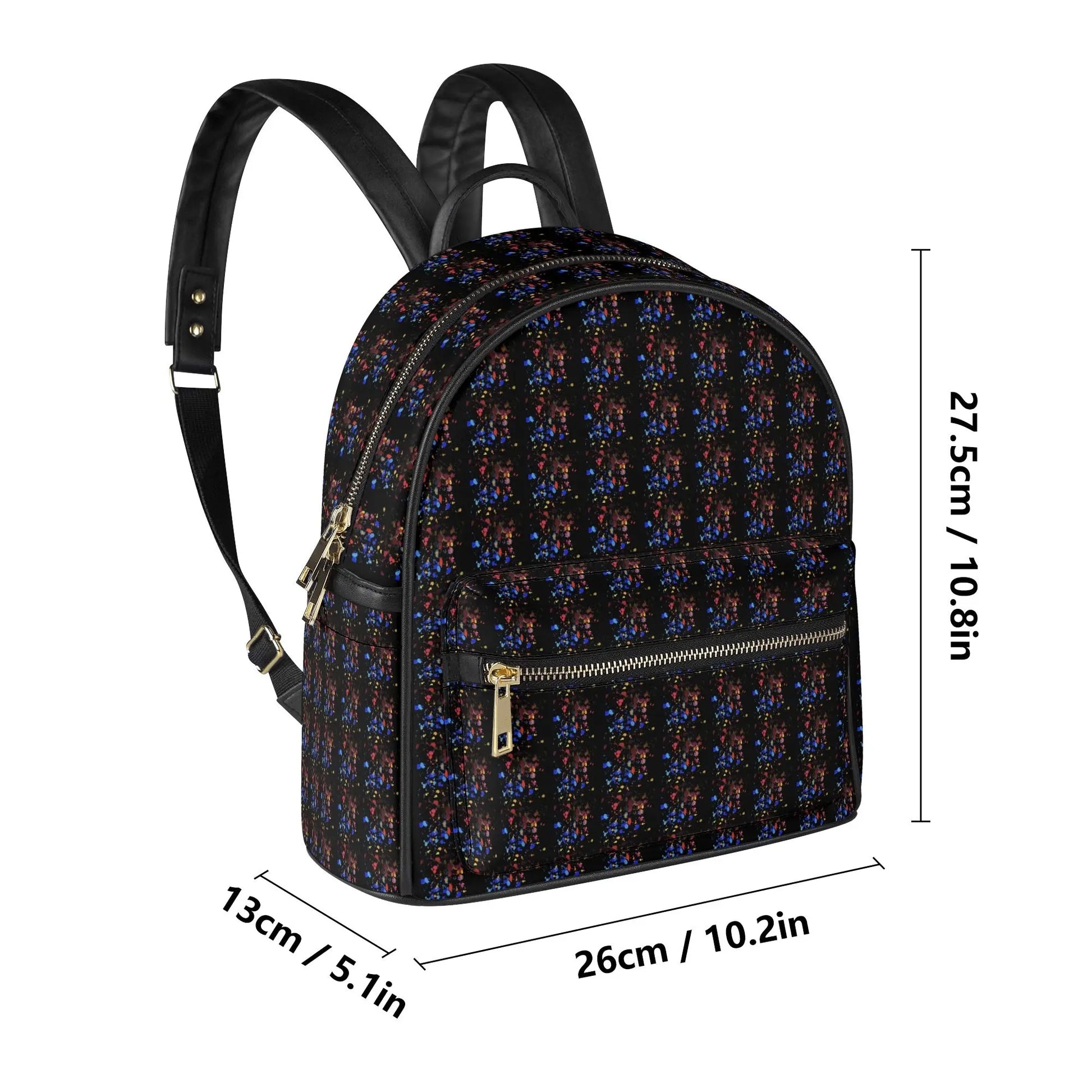 Casual PU Leather Backpack popcustoms