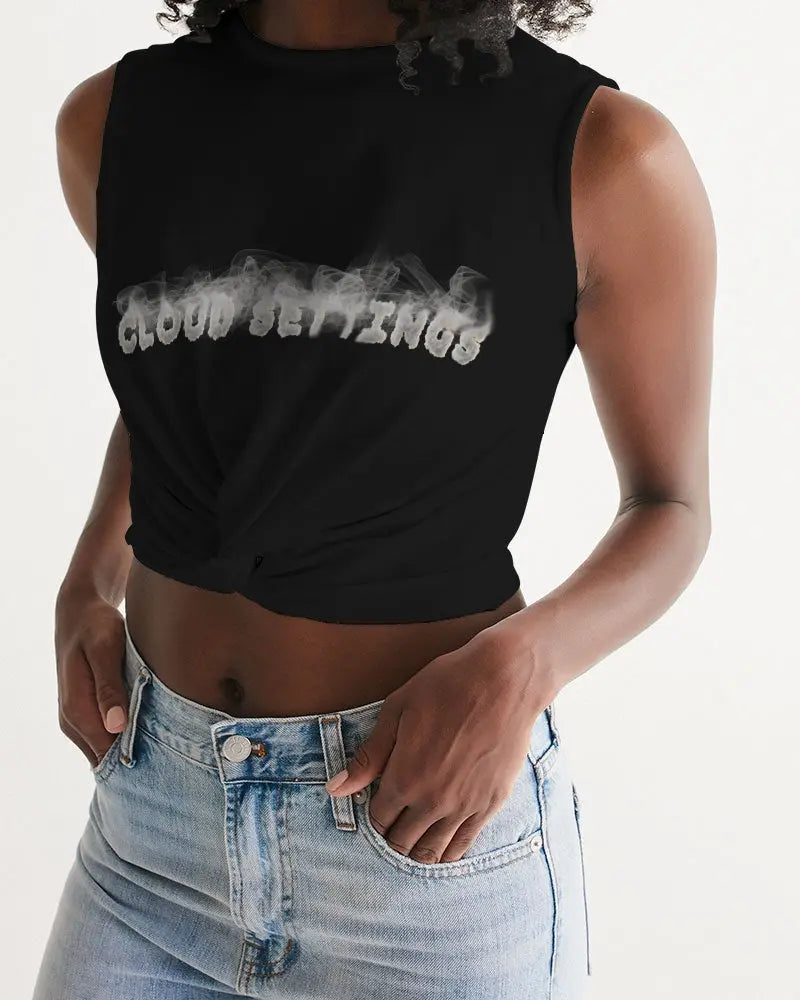 DARK FLITE Women's Twist-Front Tank Kin Custom