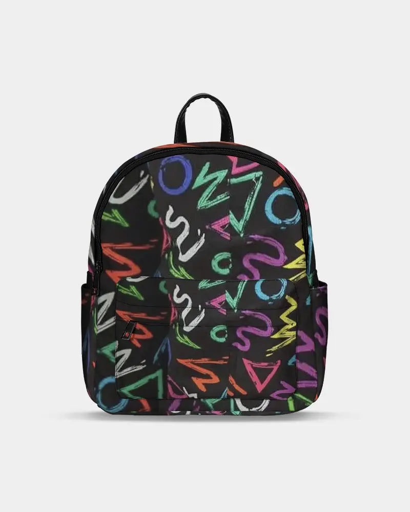 FZ AFRICAN ALPHA PRINT Mini Canvas Backpack FZwear