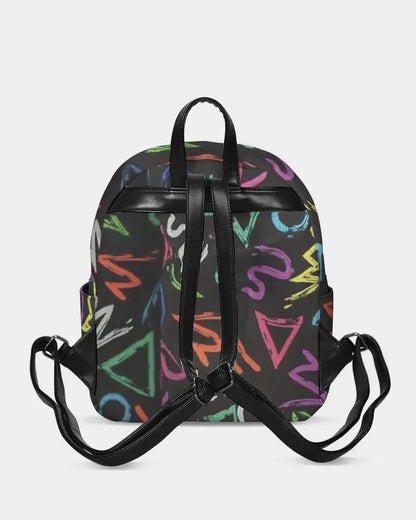 FZ AFRICAN ALPHA PRINT Mini Canvas Backpack FZwear