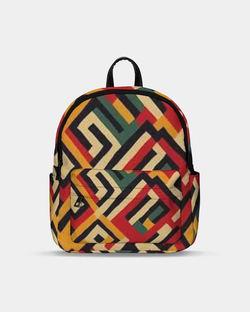 FZ AFRICAN PRINT Mini Canvas Backpack FZwear