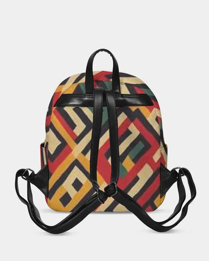 FZ AFRICAN PRINT Mini Canvas Backpack FZwear