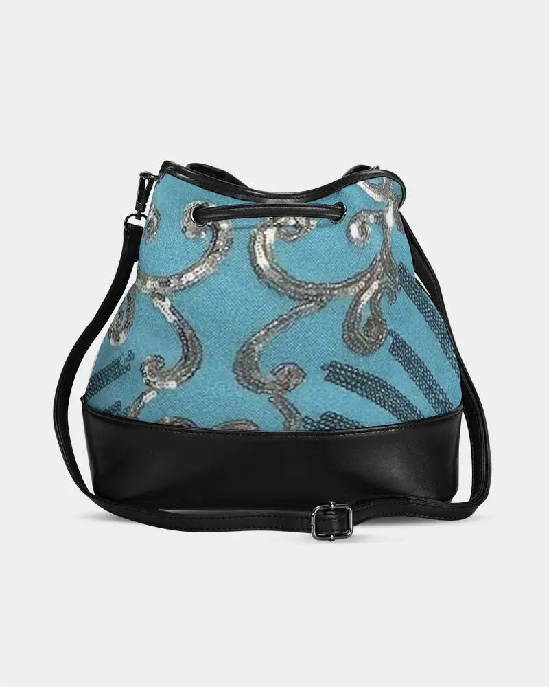 FZ MERMAID PRINT Mini Drawstring Bucket Bag FZwear