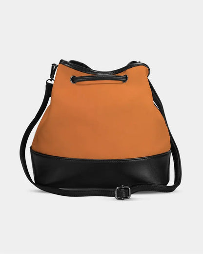 FZ NEW ORANGE Mini Drawstring Bucket Bag FZwear