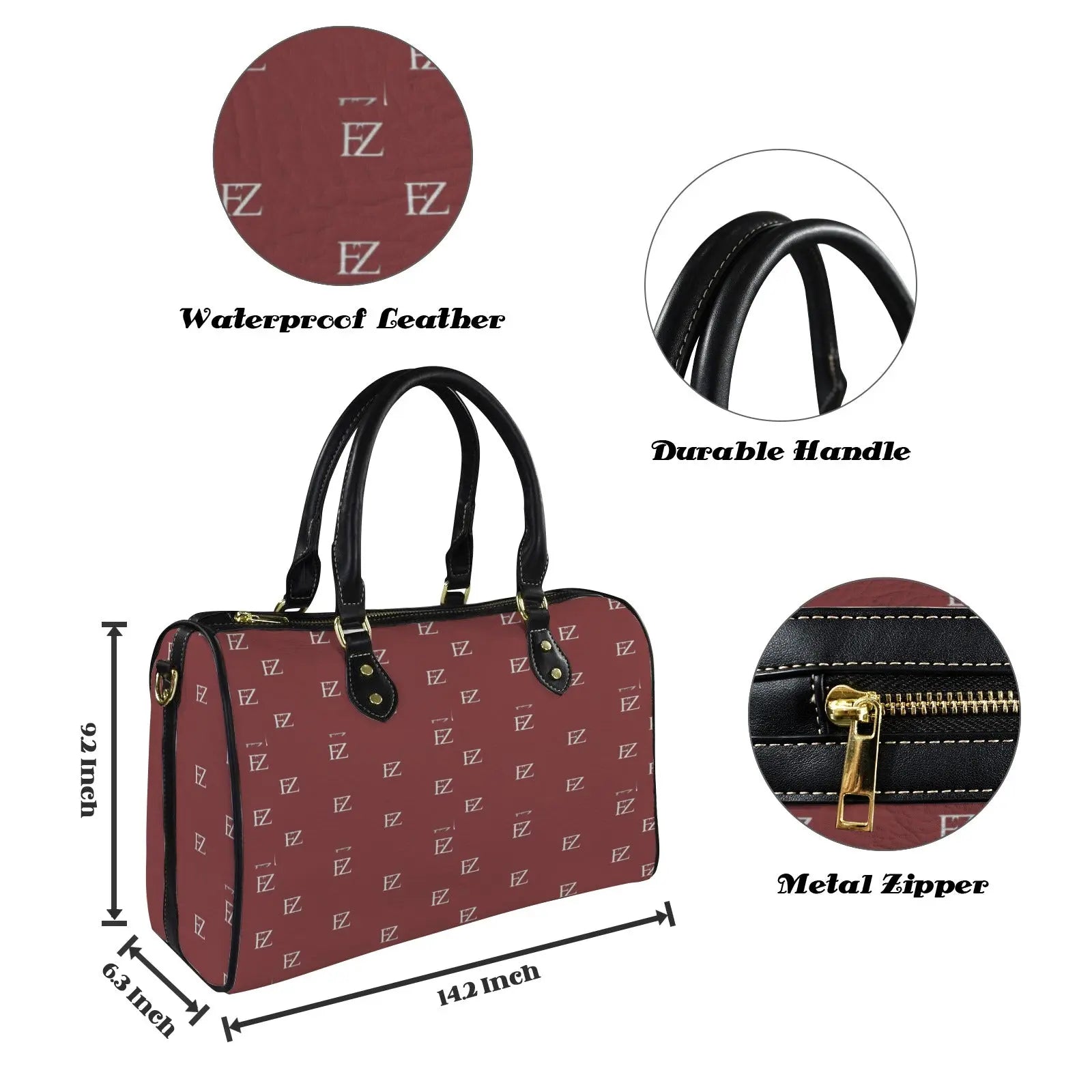 FZ Original PU Handbag interestprint