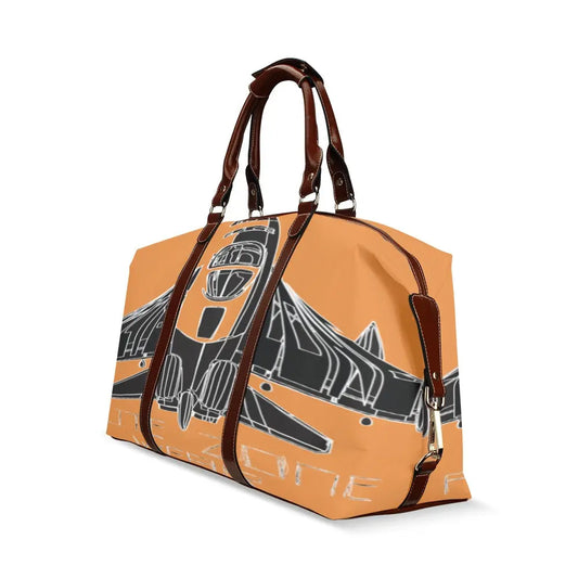 FZ Plane Print Original Travel Bag - Orange Flight Bag(Model 1643) interestprint