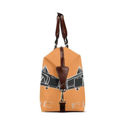 FZ Plane Print Original Travel Bag - Orange Flight Bag(Model 1643) interestprint