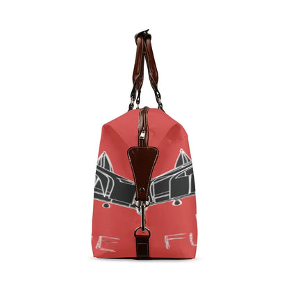 FZ Plane Print Original Travel Bag - Red Flight Bag(Model 1643) interestprint