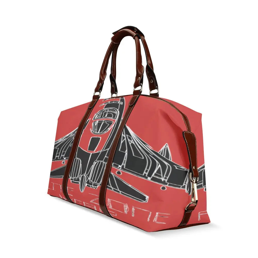 FZ Plane Print Original Travel Bag - Red Flight Bag(Model 1643) interestprint