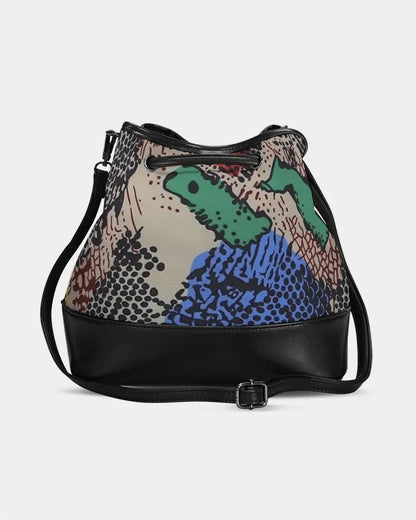 FZ SAFARI PRINT Mini Drawstring Bucket Bag FZwear