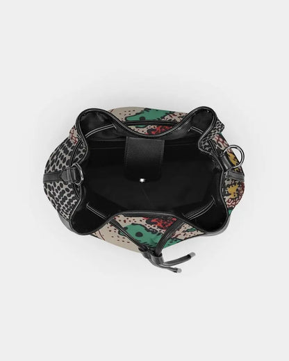 FZ SAFARI PRINT Mini Drawstring Bucket Bag FZwear