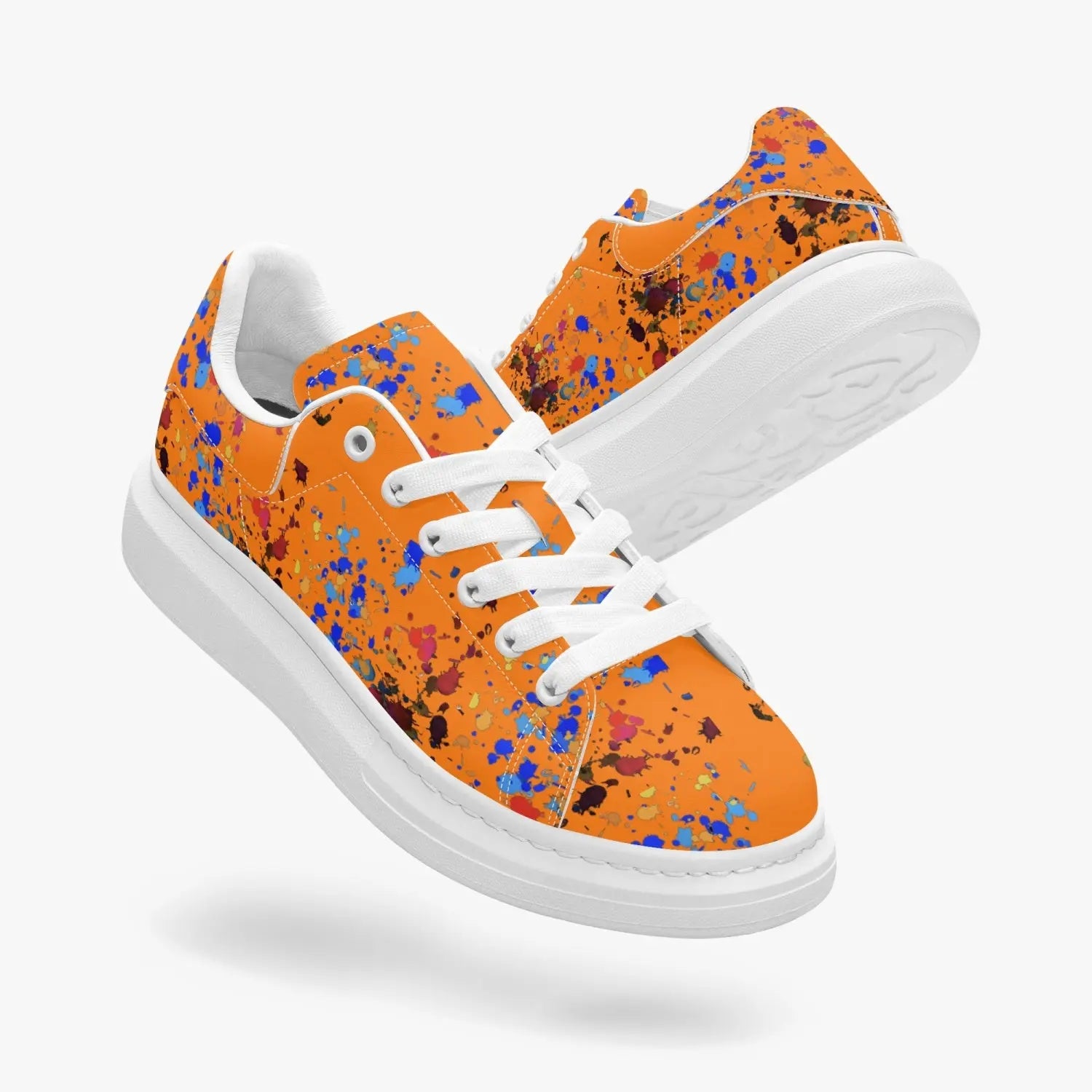 FZ Unisex Leather Oversized Sneakers JetPrint