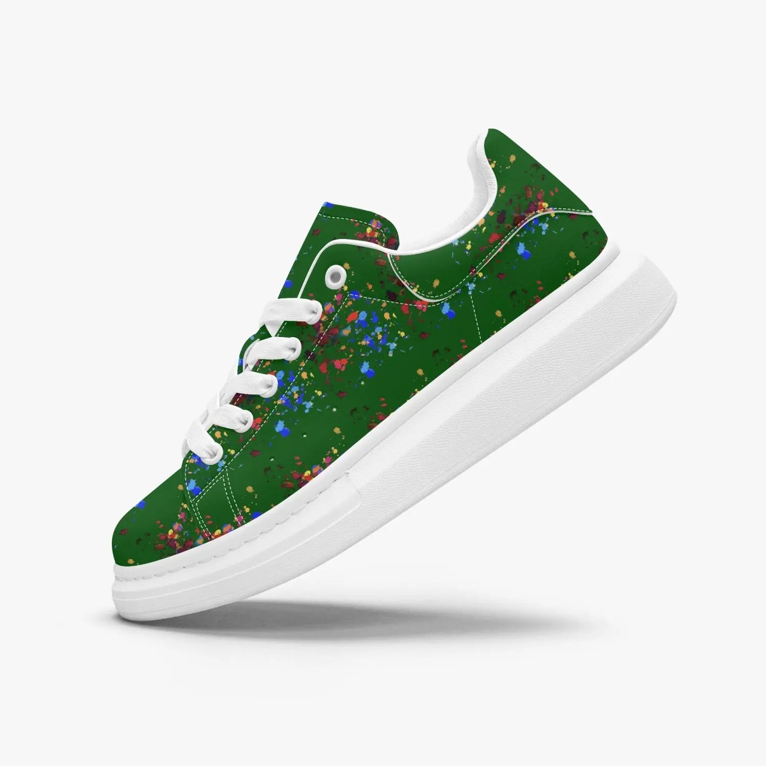 FZ Unisex Leather Oversized Sneakers JetPrint