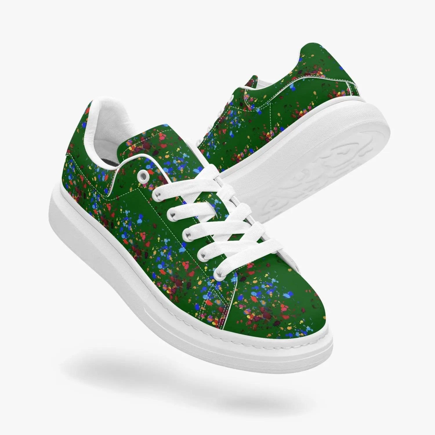 FZ Unisex Leather Oversized Sneakers JetPrint