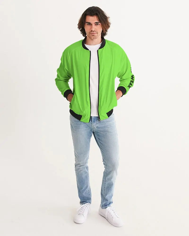 FZwear Lime Men's All-Over Print Bomber Jacket FZwear