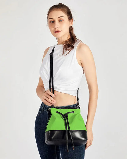 FZwear Lime Mini Drawstring Bucket Bag FZwear