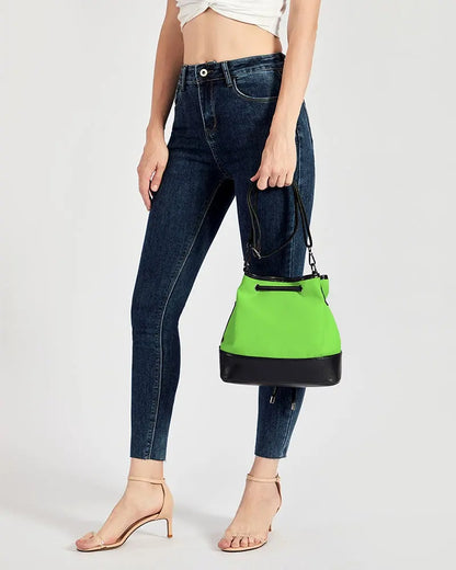 FZwear Lime Mini Drawstring Bucket Bag FZwear