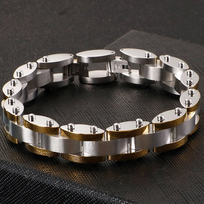 FZ Stainless Steel 11MM Chain Man Bracelet - FZwear