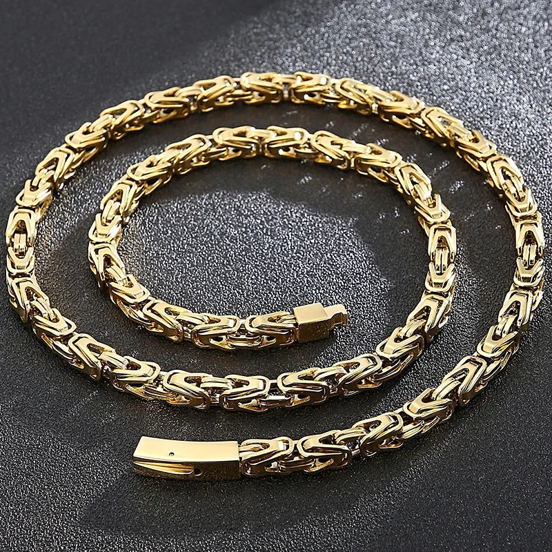 FZ Choker 6MM Chain Stainless Steel Necklace