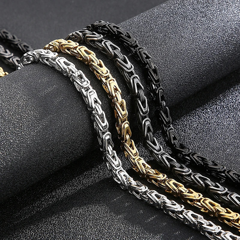 FZ Choker 6MM Chain Stainless Steel Necklace