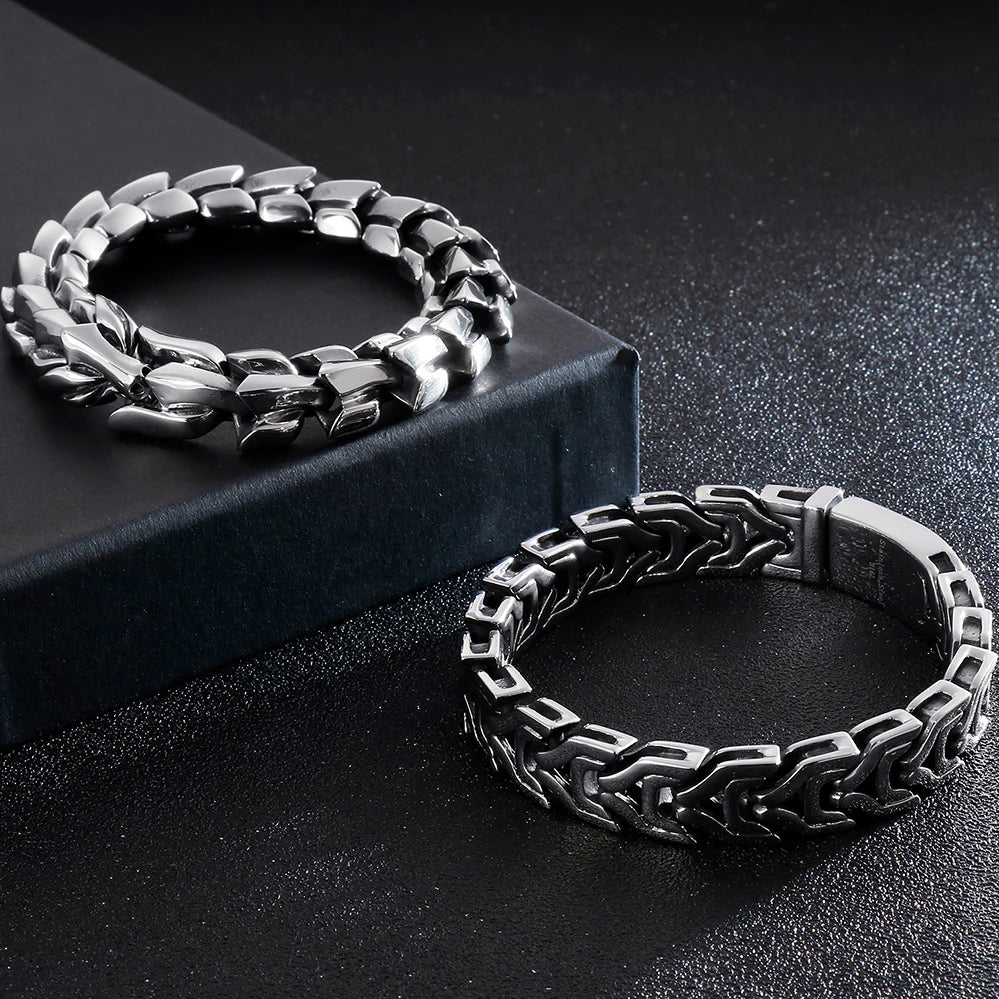 FZ Heavy Stainless Steel Link Chain Bracelet - FZwear