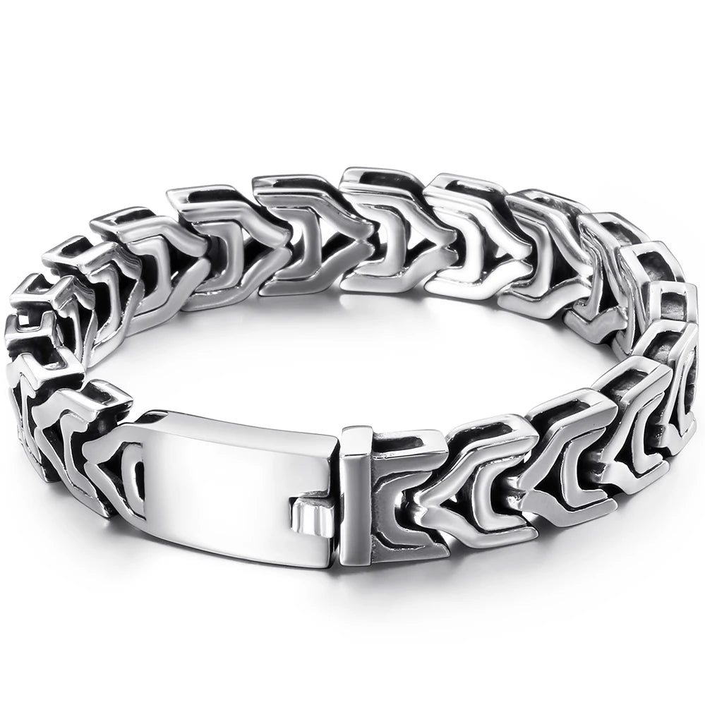 FZ Heavy Stainless Steel Link Chain Bracelet - FZwear