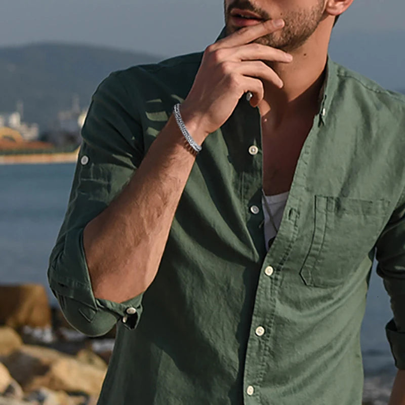 FZ Vintage Oxidized Cool Double Curb Chain Stainless Steel Punk Antique Bracelet - FZwear