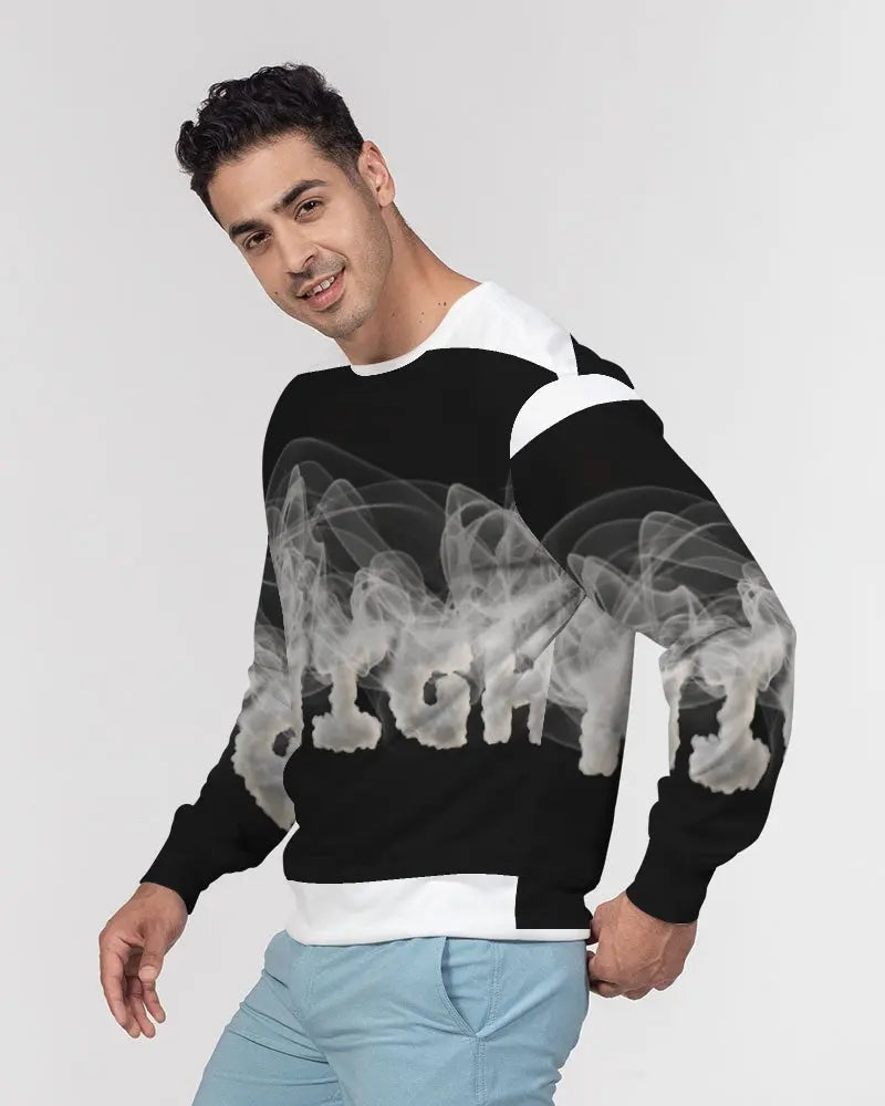 HIGH GRADE Men's Classic French Terry Crewneck Pullover Kin Custom