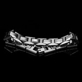 FZ High Polished Tungsten Carbide Magnet Stones Bracelet - FZwear