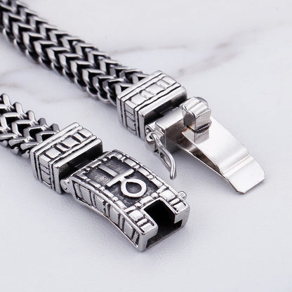 FZ Classic Stainless Steel Chain Charm Bracelet - FZwear