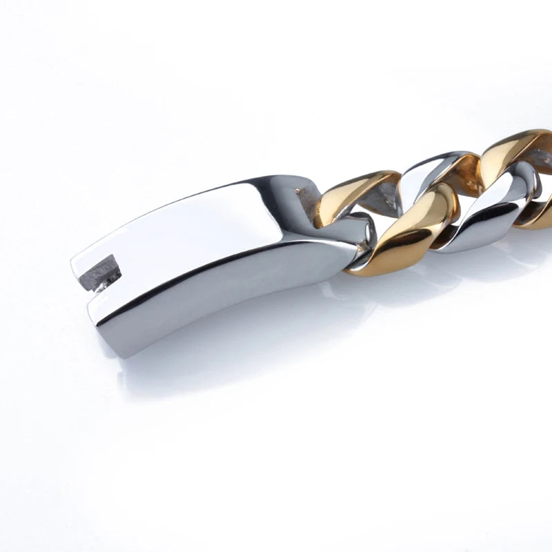 FZ Luxury Never Fade Curb Chain Stainless Steel  Bracelet - FZwear