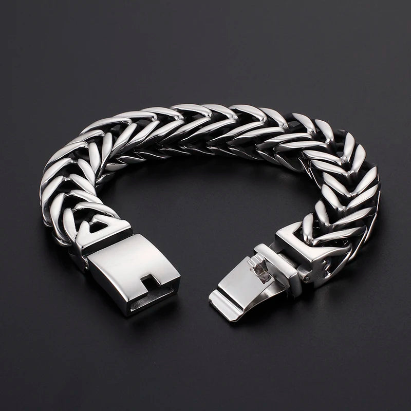 FZ Pulseira Masculina Stainless Steel Bracelet - FZwear