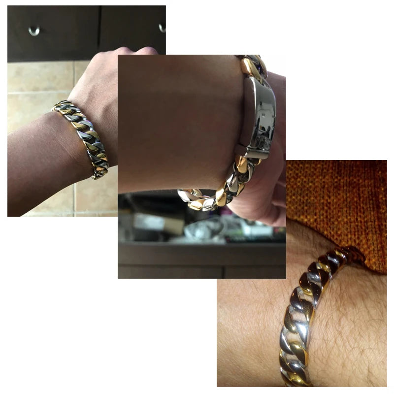 FZ Luxury Never Fade Curb Chain Stainless Steel  Bracelet - FZwear