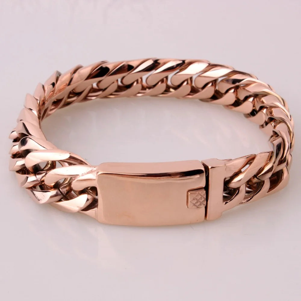 FZ Stainless Steel Cuban Curb Chain Bracelet - FZwear