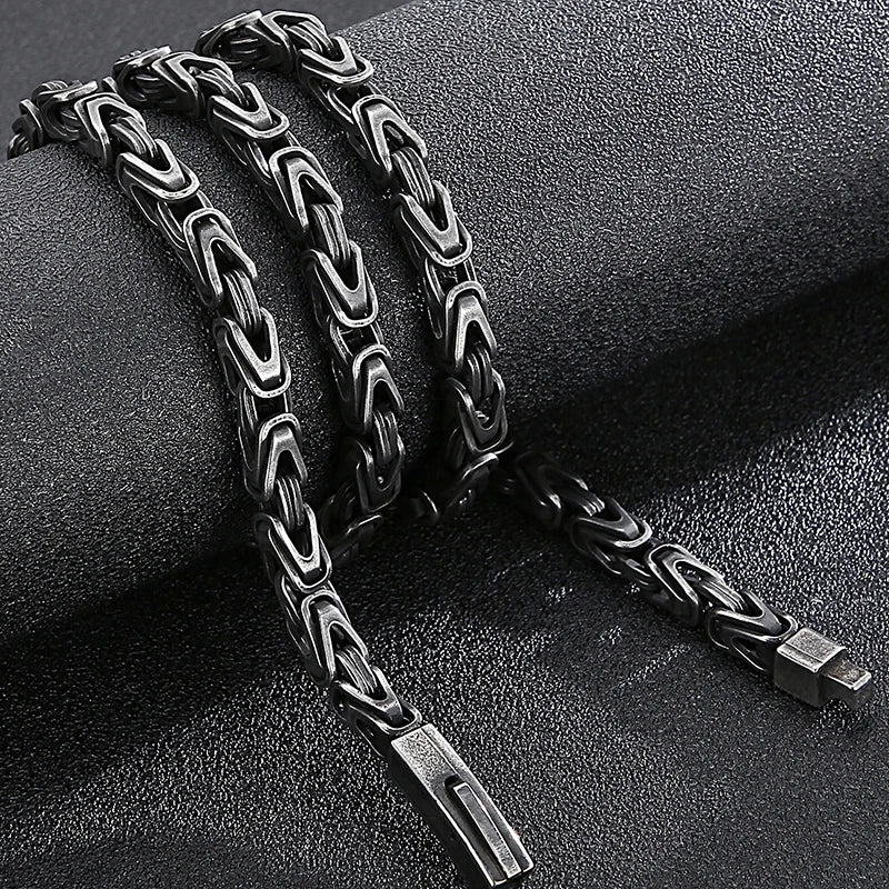 FZ Choker 6MM Chain Stainless Steel Necklace