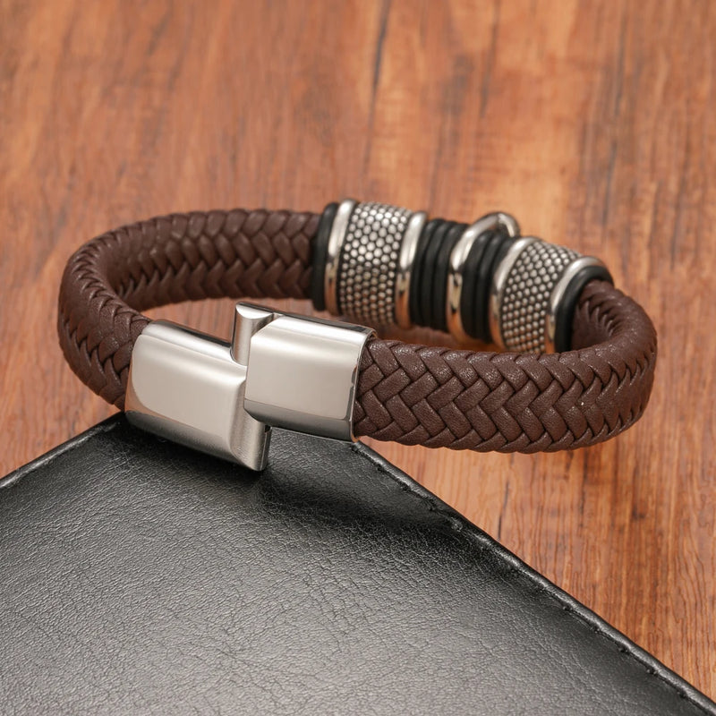 FZ Avatar of Vishnu Buddha Genuine Leather Bracelet - FZwear