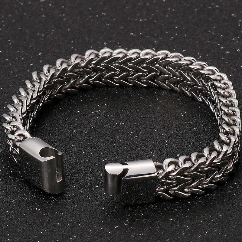 FZ Solid Stainless Steel Color Chain Bracelet - FZwear