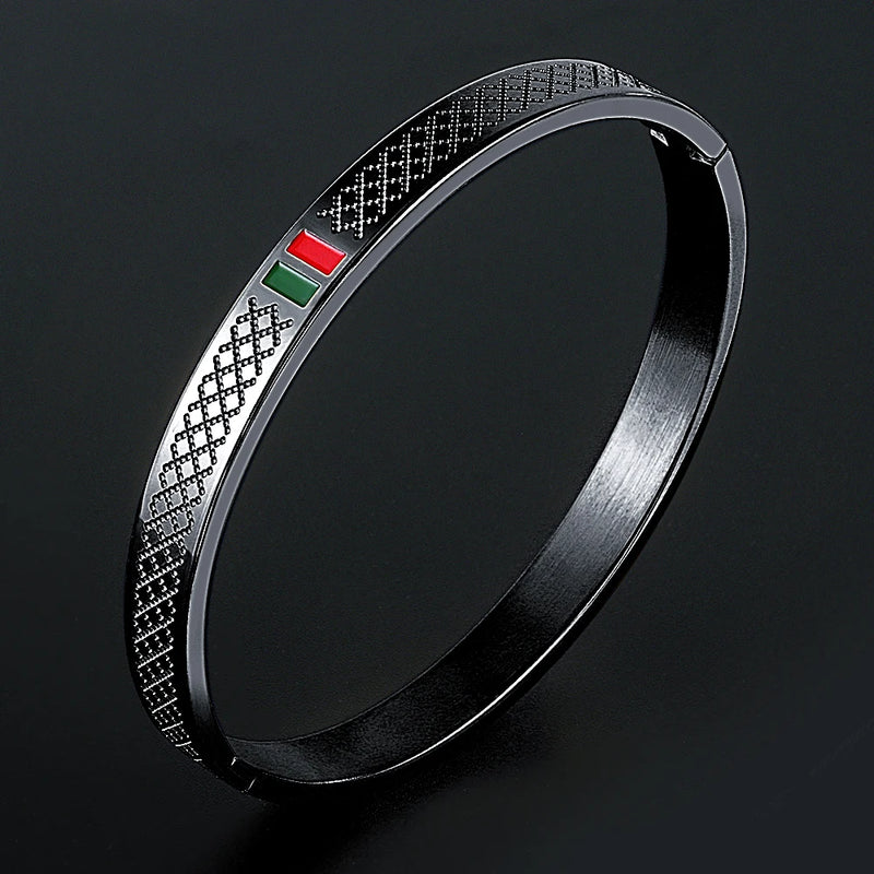 FZ Luxury Brand Cuff Stainless Steel Bracelet - FZwear