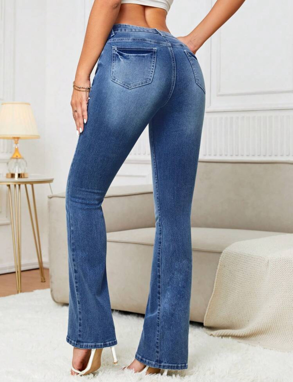 FZ Women's Casual Minimalist Denim Pants